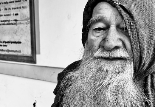 Jirka Gill (opět) na zlatohorském nádraží při Masopustu 2022